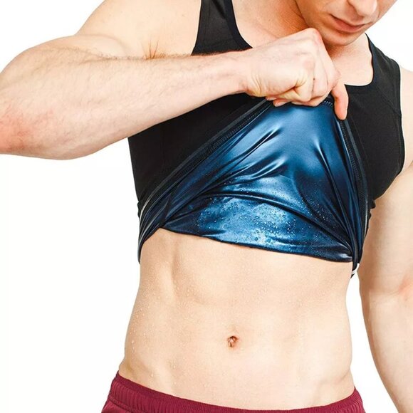 Women & Man Men Body Sweat Shaper Sauna Vest Slimming Gym Yoga Sports Thermal - Picture 11 of 11